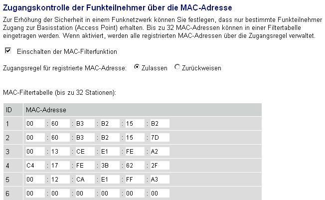 MacFilter
